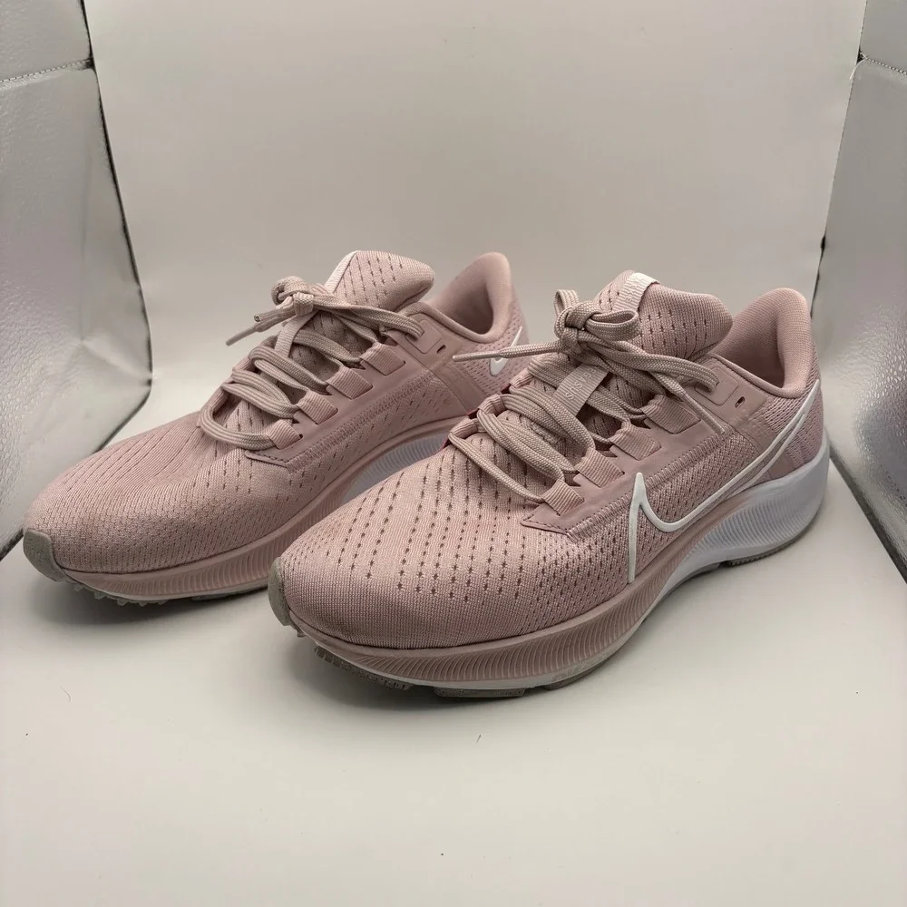 Nike Air Zoom Pegasus 38 Womens Pink Running Shoes CW7358-601 Size 8